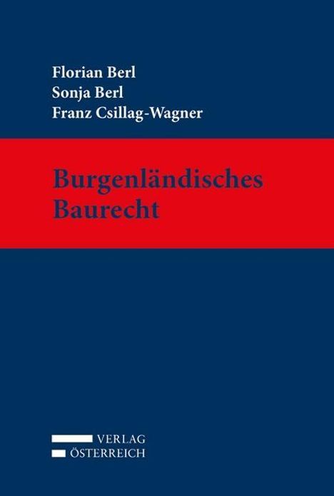 Florian Berl: Burgenländisches Baurecht, Buch