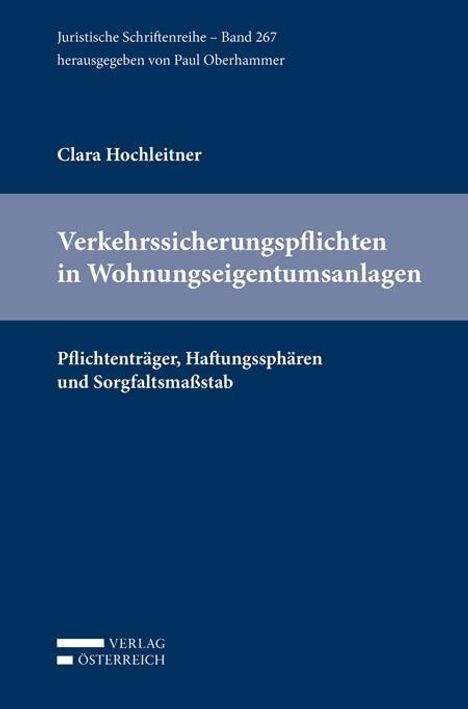 Clara Hochleitner: Hochleitner, C: Verkehrssicherungspflichten in Wohnungseigen, Buch