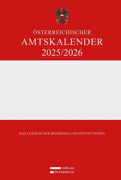 Österreichischer Amtskalender 2025/2026, Buch