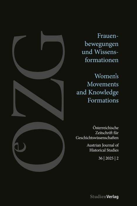 Österreichische Zeitschrift für Geschichtswissenschaften 36/2/2025, Buch