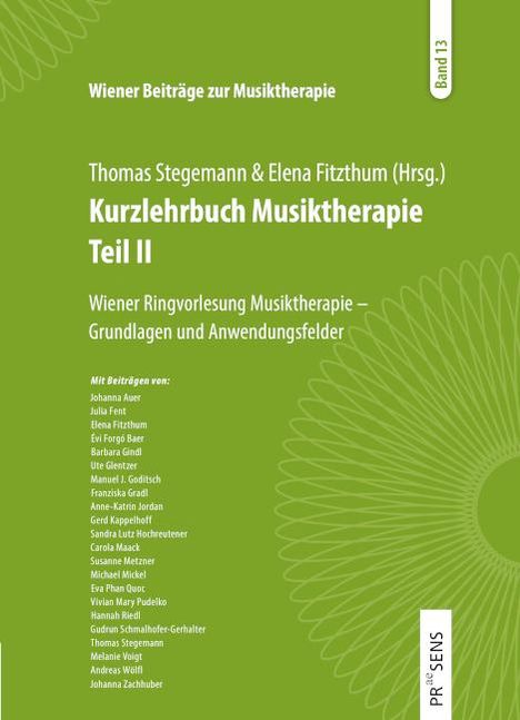 Kurzlehrbuch Musiktherapie Teil 2, Buch