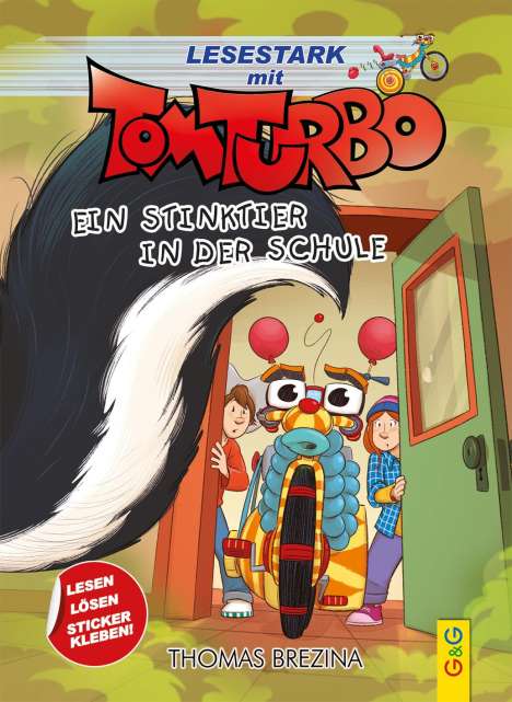Thomas Brezina: Tom Turbo - Lesestark - Ein Stinktier in der Schule, Buch