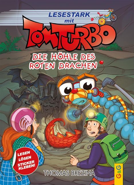 Thomas Brezina: Tom Turbo - Lesestark - Die Höhle des roten Drachen, Buch