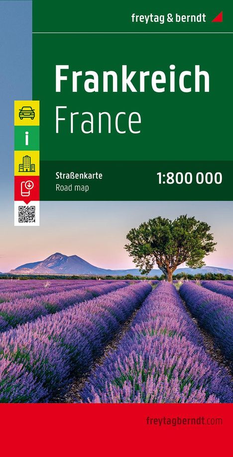 Frankreich 1 : 800 000 Autolarte, Karten