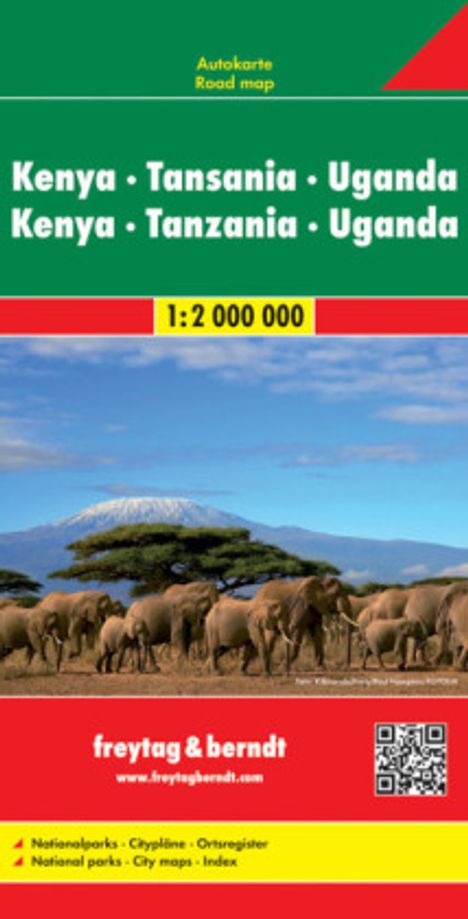 Kenya - Tansania - Uganda, Karten