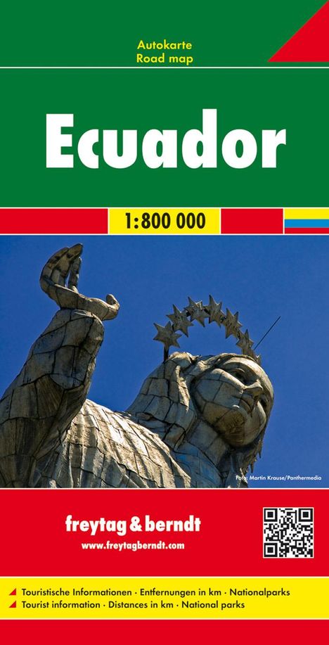 Ecuador, Autokarte 1:800.000, Karten