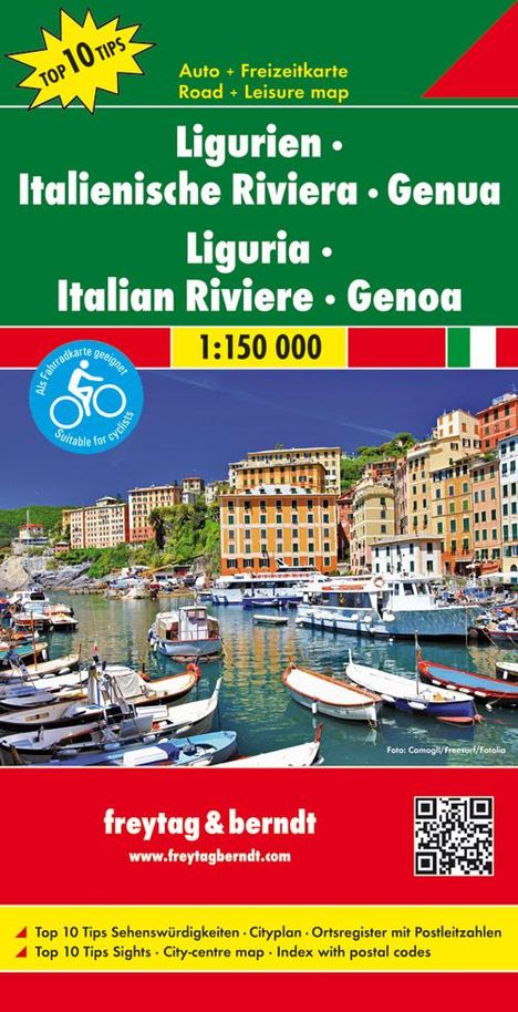 Ligurien - Italienische Riviera - Genua 1 : 150 000, Karten
