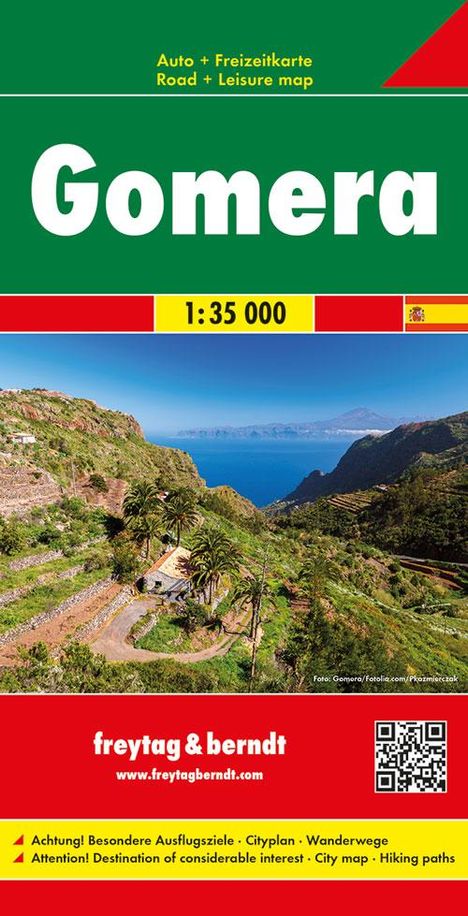 Gomera, Autokarte 1:35.000, Karten