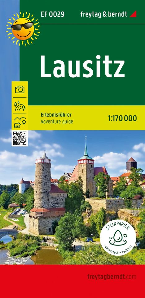 Lausitz, Erlebnisführer 1:170.000, freytag &amp; berndt, EF 0029, Karten