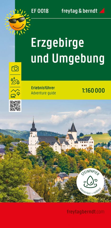 Erzgebirge und Umgebung, Erlebnisführer 1:160.000, freytag &amp; berndt, EF 0018, Karten