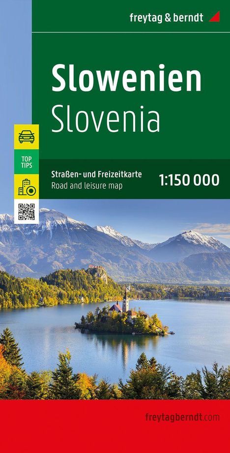 Slowenien, Straßen- und Freizeitkarte 1:150.000, freytag &amp; berndt, Karten