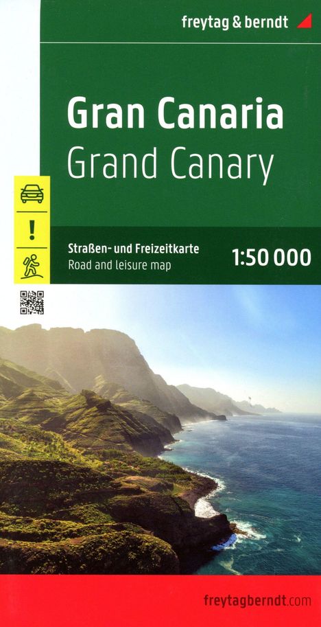 Gran Canaria, Straßen- und Freizeitkarte 1:50.000, freytag &amp; berndt, Karten