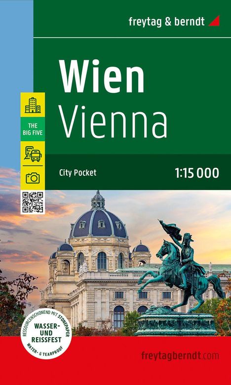 Wien, Stadtplan 1:15.000, freytag &amp; berndt, Karten