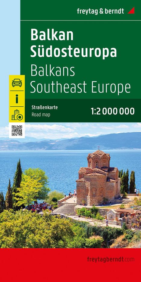 Balkan - Südosteuropa, Straßenkarte 1:2.000.000, freytag &amp; berndt, Karten