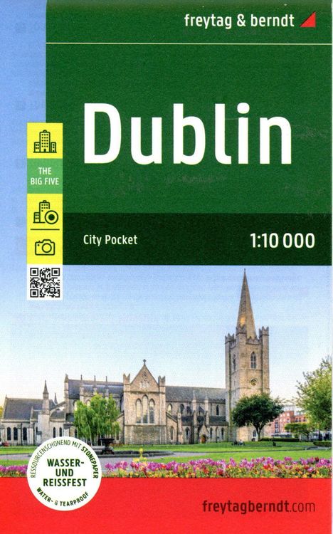 Dublin, Stadtplan 1:10.000, freytag &amp; berndt, Karten