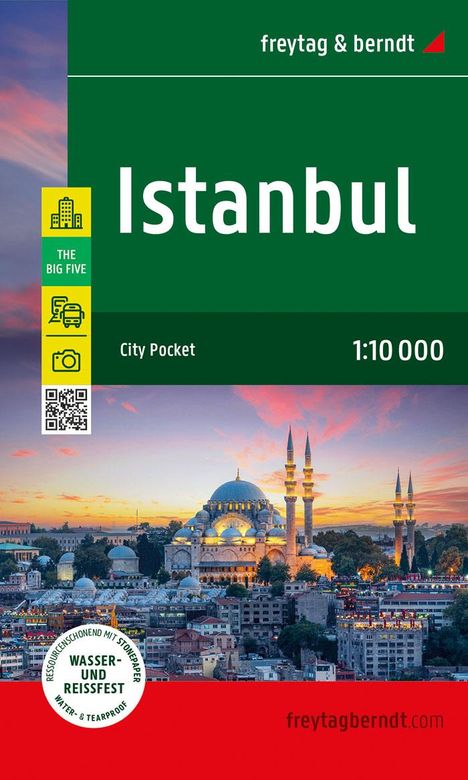 Istanbul, Stadtplan 1:10.000, freytag &amp; berndt, Karten