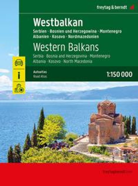 Westbalkan, Autoatlas 1:150.000, freytag &amp; berndt, Buch