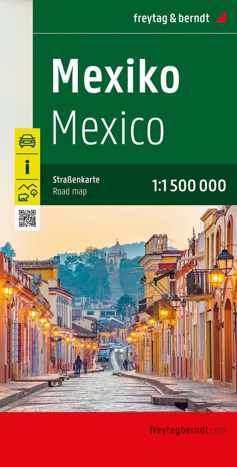 Mexiko, Straßenkarte, 1:1.500.000, freytag &amp; berndt, Karten