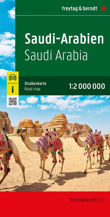Saudi-Arabien, Straßenkarte 1:2.000.000, freytag &amp; berndt, Karten
