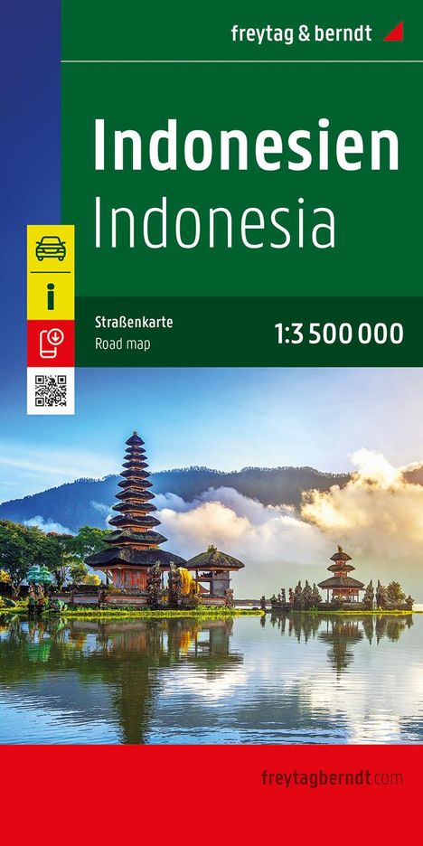 Indonesien, Straßenkarte 1:3.200.000, freytag &amp; berndt, Karten