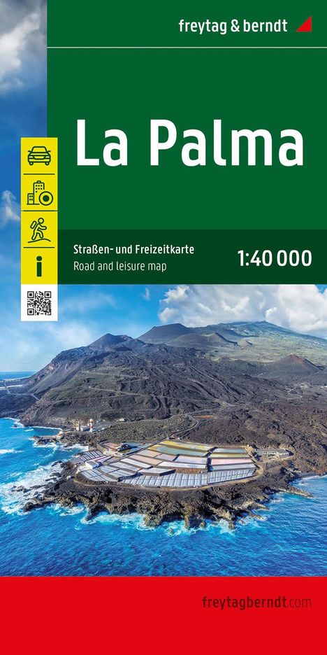 La Palma, Straßen- und Freizeitkarte 1:40.000, Karten