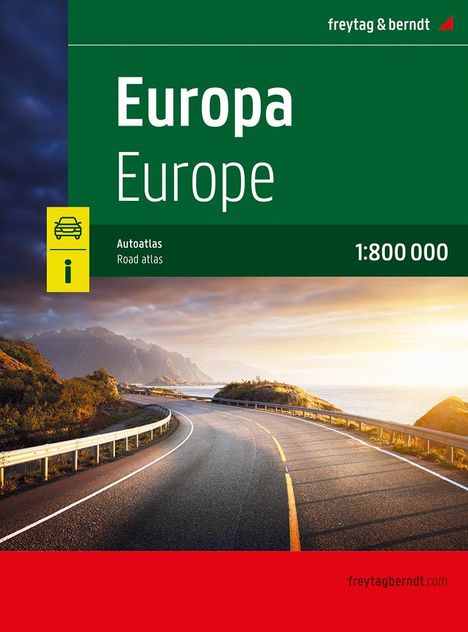 Europa, Autoatlas 1:800.000, freytag &amp; berndt, Buch