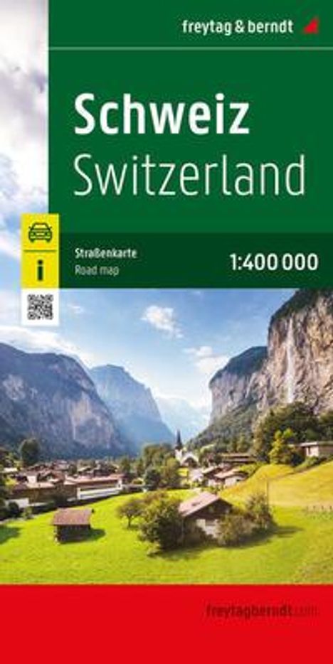 Schweiz, Straßenkarte 1:400.000, freytag &amp; berndt, Karten