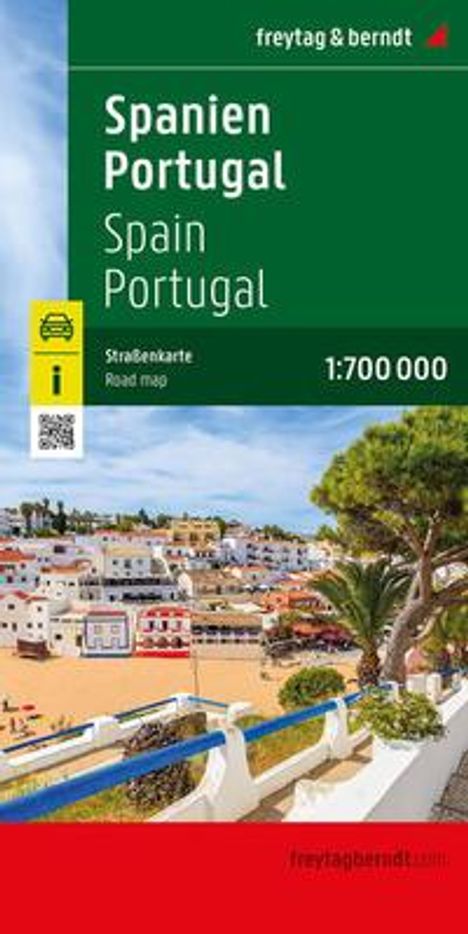 Spanien - Portugal, Straßenkarte 1:700.000, freytag &amp; berndt, Karten