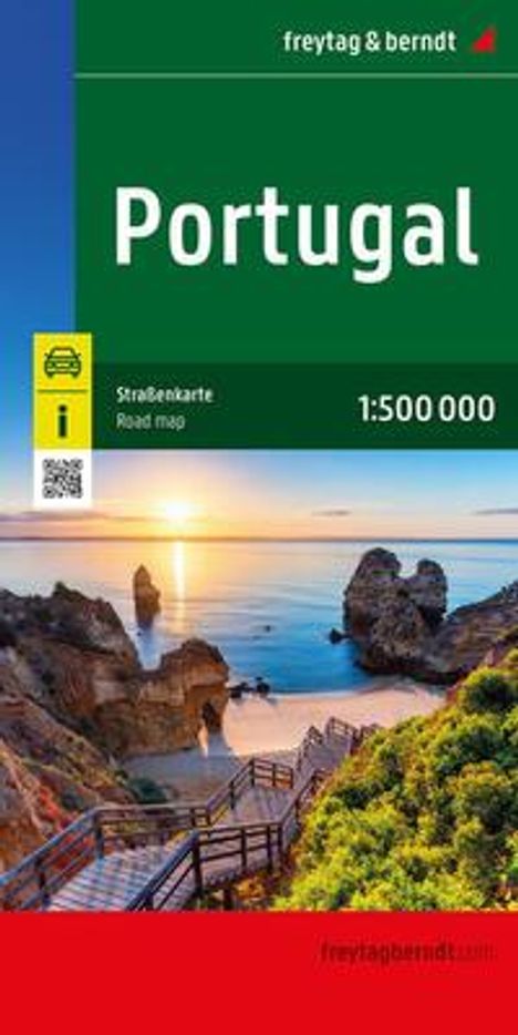 Portugal, Straßenkarte 1:500.000, freytag &amp; berndt, Karten