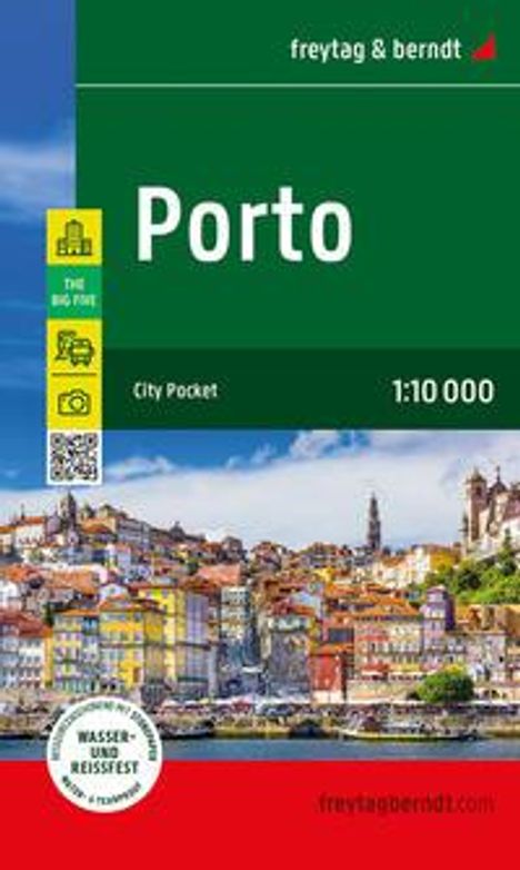 Porto, Stadtplan 1:10.000, freytag &amp; berndt, Karten