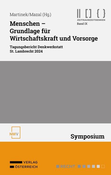 Menschen - Grundlage für Wirtschaftskraft und Vorsorge, Buch