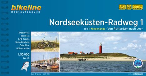 Nordseeküsten-Radweg. 1:75000 / Nordseeküsten-Radweg Teil 1, Buch