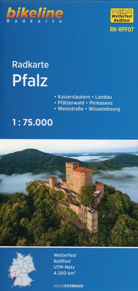 Radkarte Pfalz 1 : 75.000 (RK-RPF07), Karten