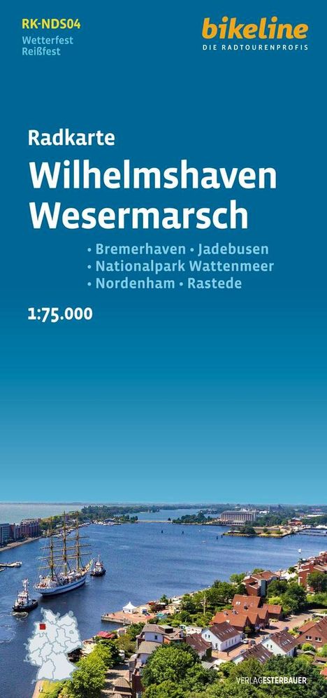Radkarte Wilhelmshaven, Wesermarsch, Karten