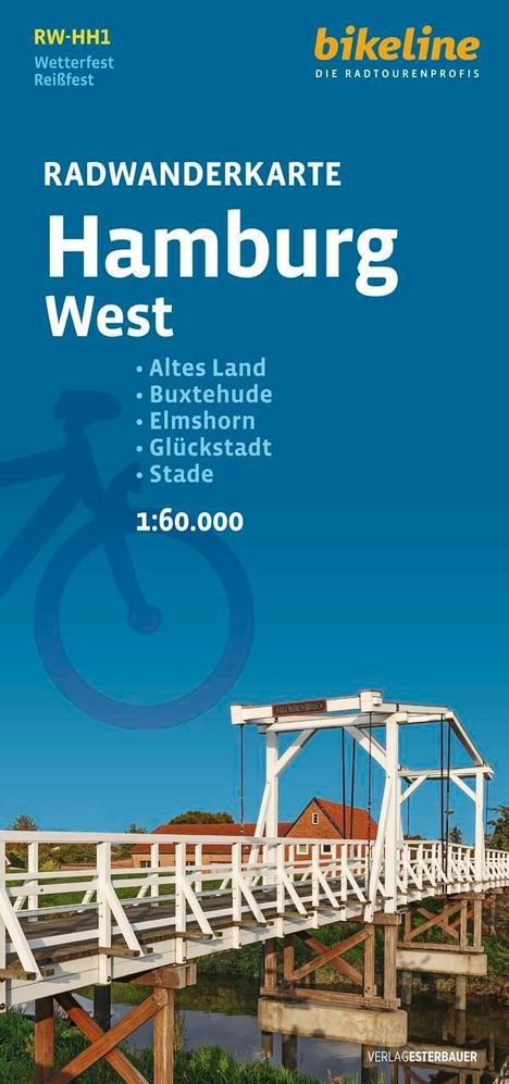 Radwanderkarte Hamburg West RW-HH1, Karten