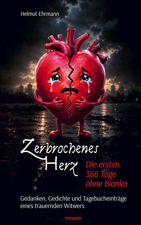 Text: "Cover", "novum Verlag", "novum". Ein aufgeschlagenes Buch in Schwarz-Weiß-Tönen.
