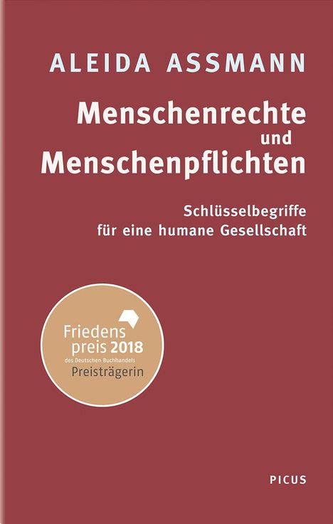 Aleida Assmann: Menschenrechte und Menschenpflichten, Buch