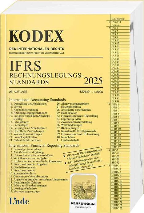 Alfred Wagenhofer: KODEX IFRS - Rechnungslegungsstandards 2025, Buch