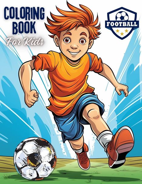 Andrew Taylor: Football Coloring Book For Kids, Buch