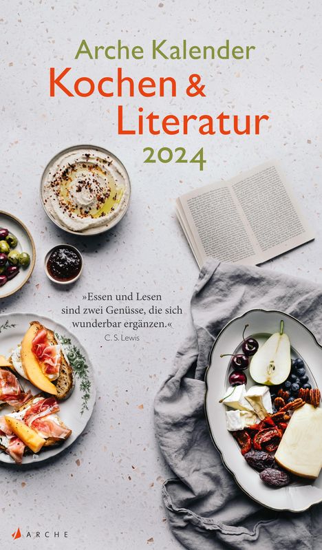 Arche Kalender Kochen/ Literatur 2024, Kalender