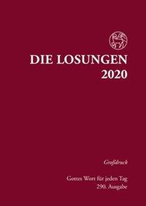 Losungen 2020 Dtl./ Grossdruck, gebunden, Buch