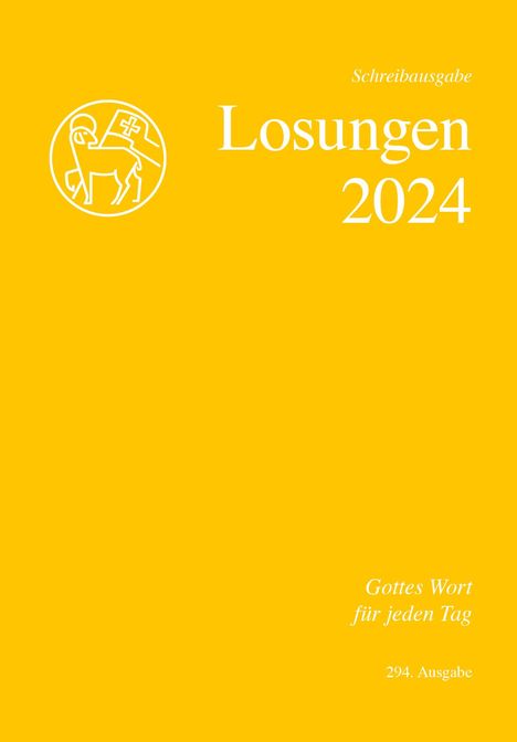 Losungen Schweiz 2024 - Schreibausgabe., Buch