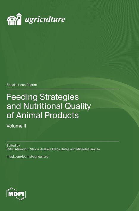 Petru Alexandru Vlaicu: Feeding Strategies and Nutritional Quality of Animal Products, Buch