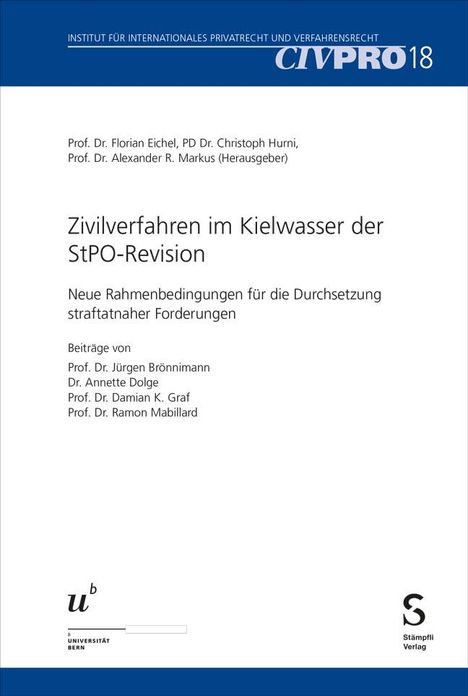 Zivilverfahren im Kielwasser der StPO-Revision, Buch