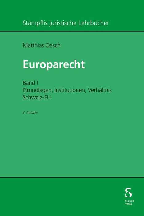 Matthias Oesch: Europarecht, Buch