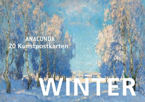 Anaconda: Postkartenbuch Winter, Buch