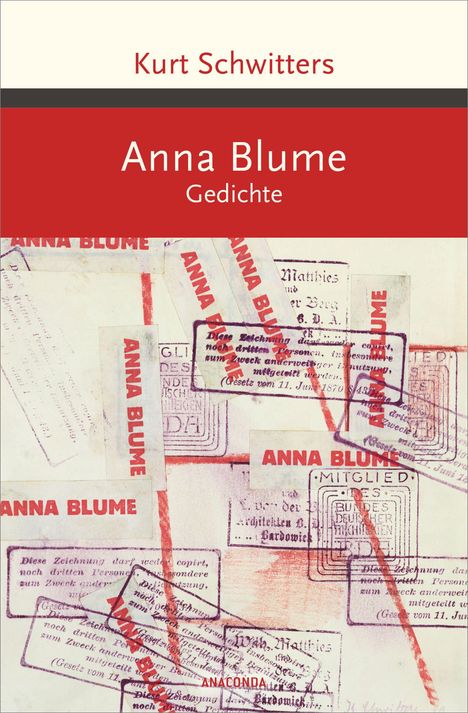 Kurt Schwitters (1887-1948): Anna Blume, Buch