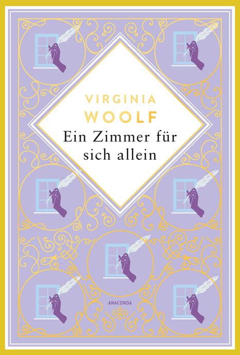 Virginia Woolf: Ein Zimmer für sich allein. Schmuckausgabe mit Goldprägung, Buch