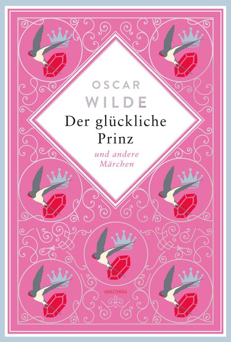 Oscar Wilde: Der glückliche Prinz. Märchen. Schmuckausgabe mit Silberprägung, Buch