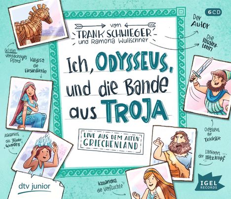 Ich,Odysseus,und der Trupp aus Troja, 5 CDs